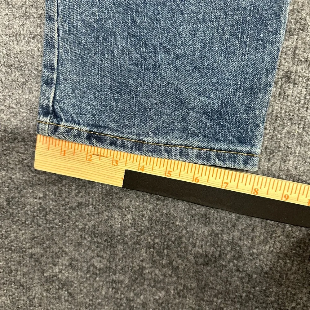 Wrangler Jeans Boys Size 14 Husky Blue Straight Fit Five Star Flex Denim New